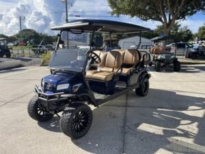 2026 Club Car Onward Lifted 6-Passenger Gas PTV | Onyx Blue | Unlimited Family Fun!