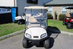 2024 Club Car Tempo 2+2 Electric Golf Cart | White | Versatile 4-Passenger Shuttle!